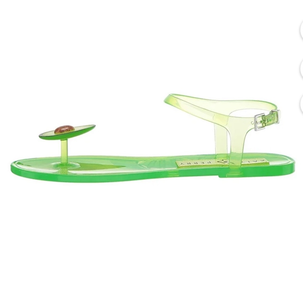 Katy Perry Green Avocado Sandals - Picture 6 of 8
